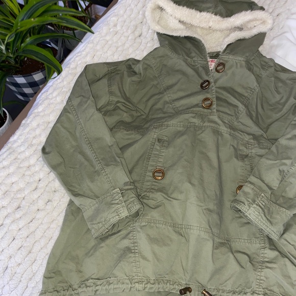 Mossimo Green Cargo Pullover Jacket - Picture 6 of 8